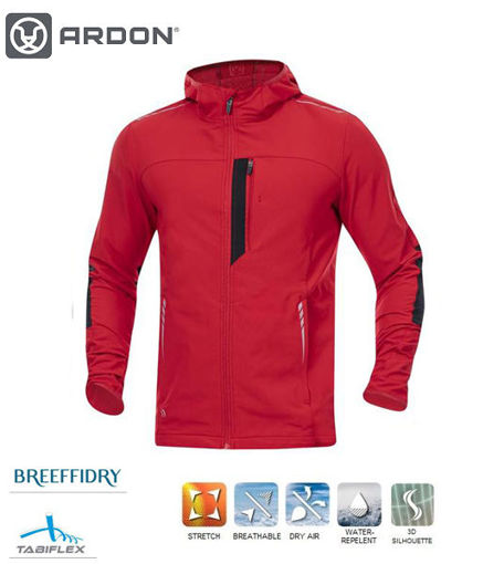 Picture of Jakna softshell  ARDON®BREEFFIDRY STRETCH crvena