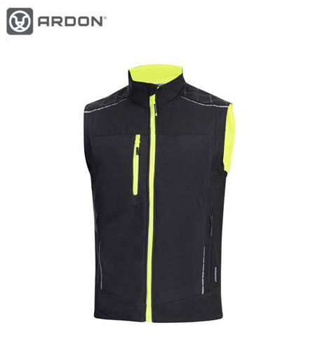 Picture of Prsluk softshell ARDON®VISION crno žuta